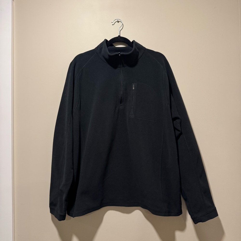 L.L. Bean Black Fleece Quarter-Zip